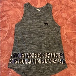 PINK sequin tank top🤩